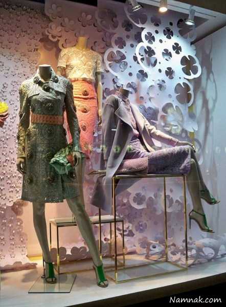 ویترین مغازه مانتو فروشی